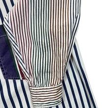 Load image into Gallery viewer, Vintage 90's Bill Blass Multi Colour Striped Long Sleeve Cotton Shirt