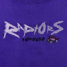 Load image into Gallery viewer, Vintage Pro Player NBA Toronto Raptors Embroidered Purple Basketball Sweatshirt