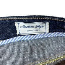 Load image into Gallery viewer, TOMMY HILFIGER "American Hope Classic Rise" Dark Blue Denim Cropped Jeans