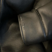 Load image into Gallery viewer, Early 00's EVOLUTION Leatherlike Classic Black Faux Leather Effect Zip Bomber Jacket