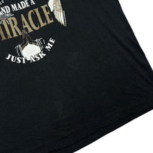 Load image into Gallery viewer, Vintage MESS AND MADE A MIRACLE (1993) God Religious Novelty Spellout Graphic Single Stitch T-Shirt