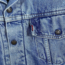 Load image into Gallery viewer, Vintage 90's Levi's Hudson Bay Made in USA Blanket Striped Reversible Denim Jacket