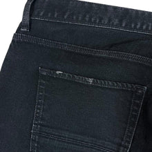 Load image into Gallery viewer, TOMMY HILFIGER "Denton Stretch Straight Fit" Black Selvedge Denim Jeans