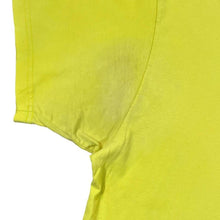 Load image into Gallery viewer, Vintage Nike Black Label Basic Embroidered Mini Swoosh Logo Yellow Cotton T-Shirt