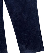 Load image into Gallery viewer, Early 00's POLO RALPH LAUREN "Classic Fit" Navy Blue Corduroy Cord Straight Leg Trousers