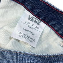 Load image into Gallery viewer, VANS &quot;V76 Skinny&quot; Classic Blue Denim Skater Skinny Fit Jeans
