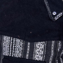 Load image into Gallery viewer, Vintage M.Zeki Golhan Black White Patterned Long Sleeve Flannel Shirt