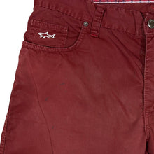 Load image into Gallery viewer, PAUL & SHARK YATCHING Embroidered Logo Cotton Distressed Shorts