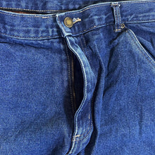 Load image into Gallery viewer, Vintage SMITH'S WORKWEAR Plaid Check Lined Carpenter Blue Denim Jeans
