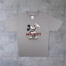 Load image into Gallery viewer, Vintage Walt Disney World "Mickey Mouse" Tourist Graphic Grey Cotton Blend T-Shirt
