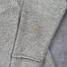 Load image into Gallery viewer, Early 00's Weird Fish Embroidered Mini Logo Light Grey Macaroni Knit Sweatshirt
