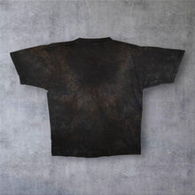Load image into Gallery viewer, Vintage The Mountain Wolf Animal Wildlife Graphic Black Grey Brown Tie Dye Cotton T-Shirt
