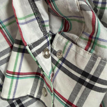 Load image into Gallery viewer, Ely Cattleman Western Shirt 17.5 XL XXL Plaid Pearl Snap Cowboy Rodeo Long Sleeve