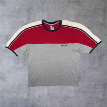 Load image into Gallery viewer, Vintage Tommy Hilfiger "Tommy Jeans" Embroidered Mini Logo Colour Block T-Shirt