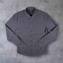 Load image into Gallery viewer, CK Calvin Klein "Slim Fit" Classic Grey Long Sleeve Cotton Dress Shirt