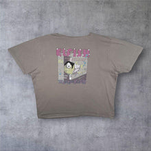 Load image into Gallery viewer, Weird Fish Elfish Parody Cartoon Graphic Faded Grey Cotton T-Shirt