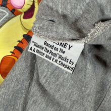 Load image into Gallery viewer, Early 00's Disneyland Paris Tigger "Dynamic" Tourist Graphic Grey Cotton T-Shirt