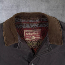Load image into Gallery viewer, Vintage 90s Marlboro Classics XL Blanket Lined Chore Barn Jacket Brown MCS