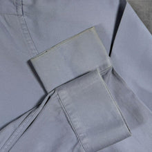 Load image into Gallery viewer, Early 00's YSL Yves Saint Lauren Mini Logo Blue Long Sleeve Button-Down Shirt