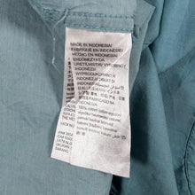 Load image into Gallery viewer, Calvin Klein Jeans Classic Teal Blue Long Sleeve Cotton Popper Shirt