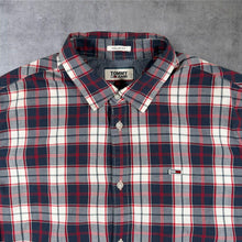 Load image into Gallery viewer, Tommy Hilfiger "Regular Fit" Red Check Long Sleeve Cotton Shirt