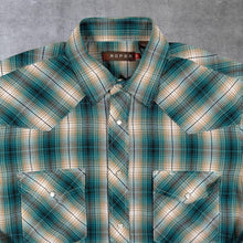 Load image into Gallery viewer, Vintage Roper Cowboy Western Multi Plaid Check Long Sleeve Popper Shirt