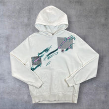 Load image into Gallery viewer, Fila Limited Edition Abstract Graphic Mini Patch Logo Pullover Hoodie
