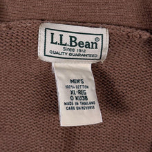 Load image into Gallery viewer, Vintage L. L. Bean Classic Brown Heavy Cotton Button Knit Cardigan Sweater