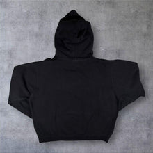 Load image into Gallery viewer, CI Sport Trojans Football Hoodie Black Gold Purple USA College Applique Sweatshirt