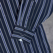 Load image into Gallery viewer, Tommy Hilfiger Multi Striped Long Sleeve Cotton Button-Up Dress Shirt