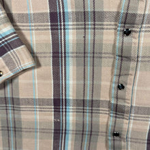 Load image into Gallery viewer, Vintage Dee Cee Brand Cowboy Western Check Long Sleeve Popper Flannel Shirt