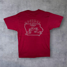 Load image into Gallery viewer, Vintage 1986 RAGBRAI XIV T Shirt L Hanes Single Stitch USA Cycling Iowa 80s