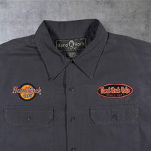 Load image into Gallery viewer, Hard Rock Cafe Cayman Islands Shirt Mens 2XL Embroidered Guitar Y2K Workwear