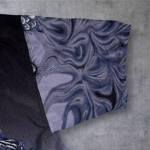 Load image into Gallery viewer, Early 00's BAM Shirt Goth Y2K Traditional Dragon Flame Graphic Black Grey Shirt
