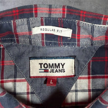Load image into Gallery viewer, Tommy Hilfiger "Regular Fit" Red Check Long Sleeve Cotton Shirt