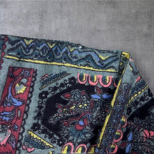 Load image into Gallery viewer, Vintage International Waters Flannel Shirt Mens 37/38 M L Abstract Paisley Pattern