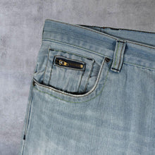 Load image into Gallery viewer, KAM Jeans "K-Carlos" Hip Hop Y2K Blue Denim Straight Leg Jeans