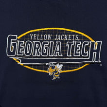 Load image into Gallery viewer, Vintage Logo Athletic NCAA Georgia Tech Yellow Jackets Embroidered College Sweatshirt