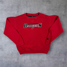 Load image into Gallery viewer, Starter Wisconsin Badgers Sweatshirt Medium Red NCAA Embroidered Y2K College