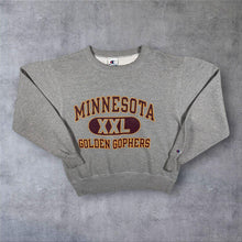 Load image into Gallery viewer, Vintage Champion Minnesota Golden Gophers College Graphic Grey Sweatshirt