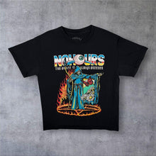 Load image into Gallery viewer, No Hours "The Other Side" Skater Streetwear Graphic Black Cotton T-Shirt
