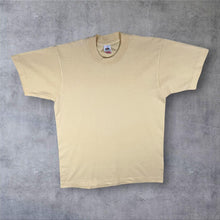 Load image into Gallery viewer, Vintage 90s Fruit Of The Loom Blank T Shirt L Yellow Single Stitch USA Cotton