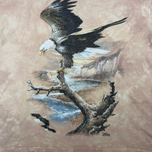 Load image into Gallery viewer, Vintage The Mountain (2000) "Arizona" Eagle Wildlife Tourist Beige Tie Dye T-Shirt
