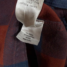 Load image into Gallery viewer, Patagonia Fjord Flannel Shirt Mens S Organic Cotton 42400 Red Navy Buffalo Check