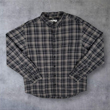 Load image into Gallery viewer, Columbia Shirt Mens M Black Grey Plaid Check Long Sleeve Button Down Outdoor