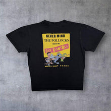 Load image into Gallery viewer, Weird Fish Sex Fishtols Parody Music Cartoon Graphic Black Cotton T-Shirt