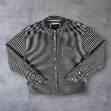 Load image into Gallery viewer, Guess Los Angeles Black White Gingham Check Long Sleeve Cotton Shirt
