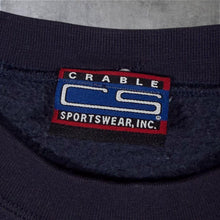 Load image into Gallery viewer, Vintage Crable MLB (1998) Cleveland Indians Baseball Embroidered Navy Blue Sweatshirt
