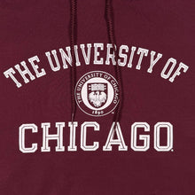 Load image into Gallery viewer, Champion University of Chicago Hoodie Mens M Burgundy College Sweatshirt