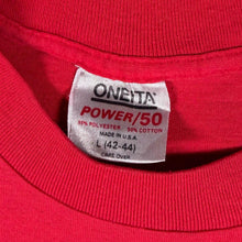 Load image into Gallery viewer, Vintage 90s Oneita O.C. Volleyball Bula T Shirt L M Single Stitch USA Made Red